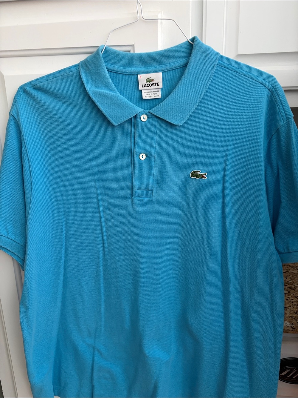 Lacoste Men's Polo Shirt - Bright Turquoise Blue